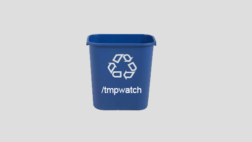 حذف فایلهای موقت با استفاده از دستور tmpwatch